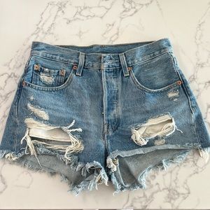 Levis High Waisted Shorts